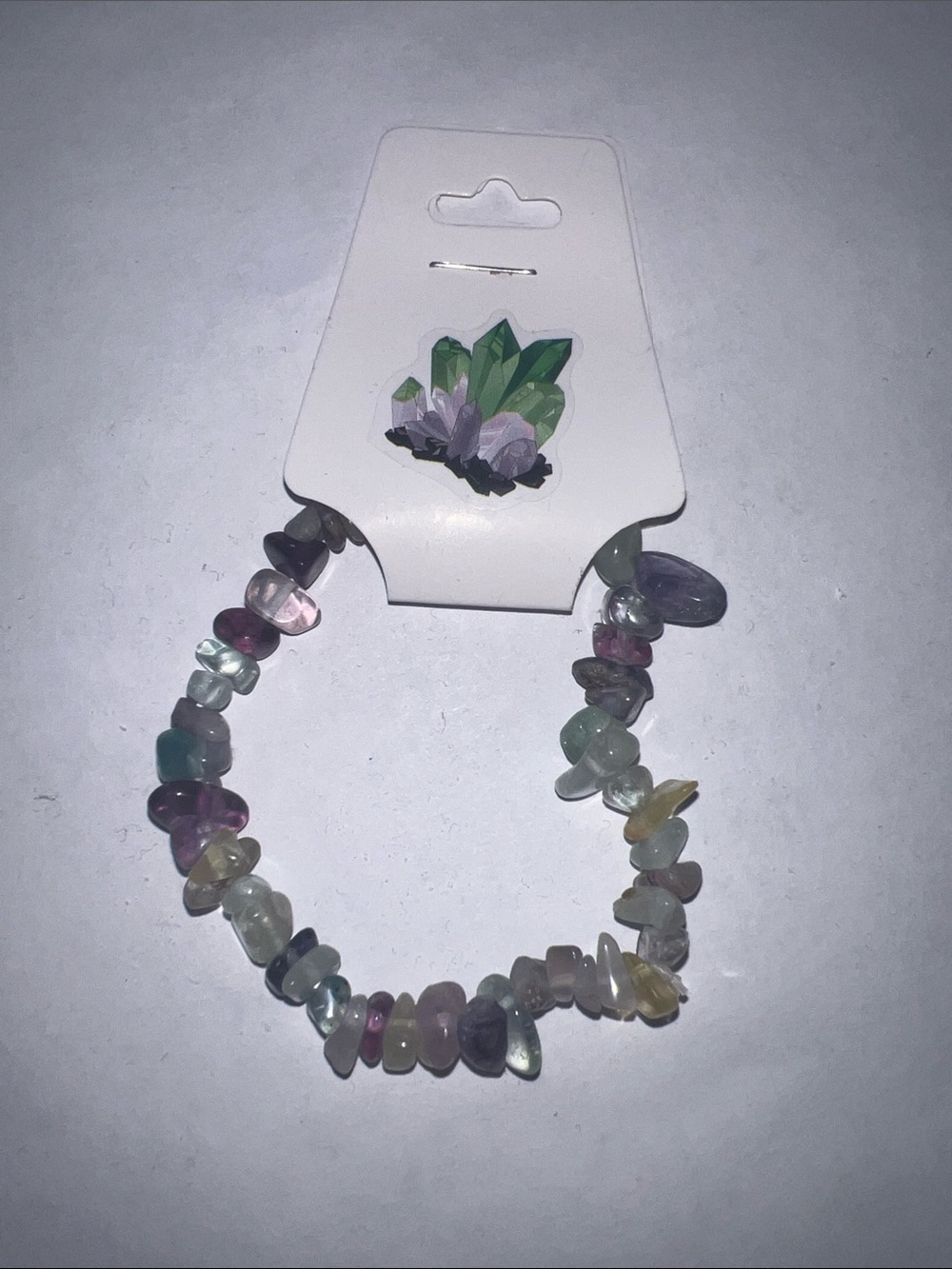Multi-Color fluorite Chip Stretch Bracelet - Women Jewelry